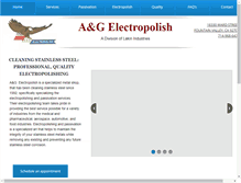 Tablet Screenshot of agelectropolish.com